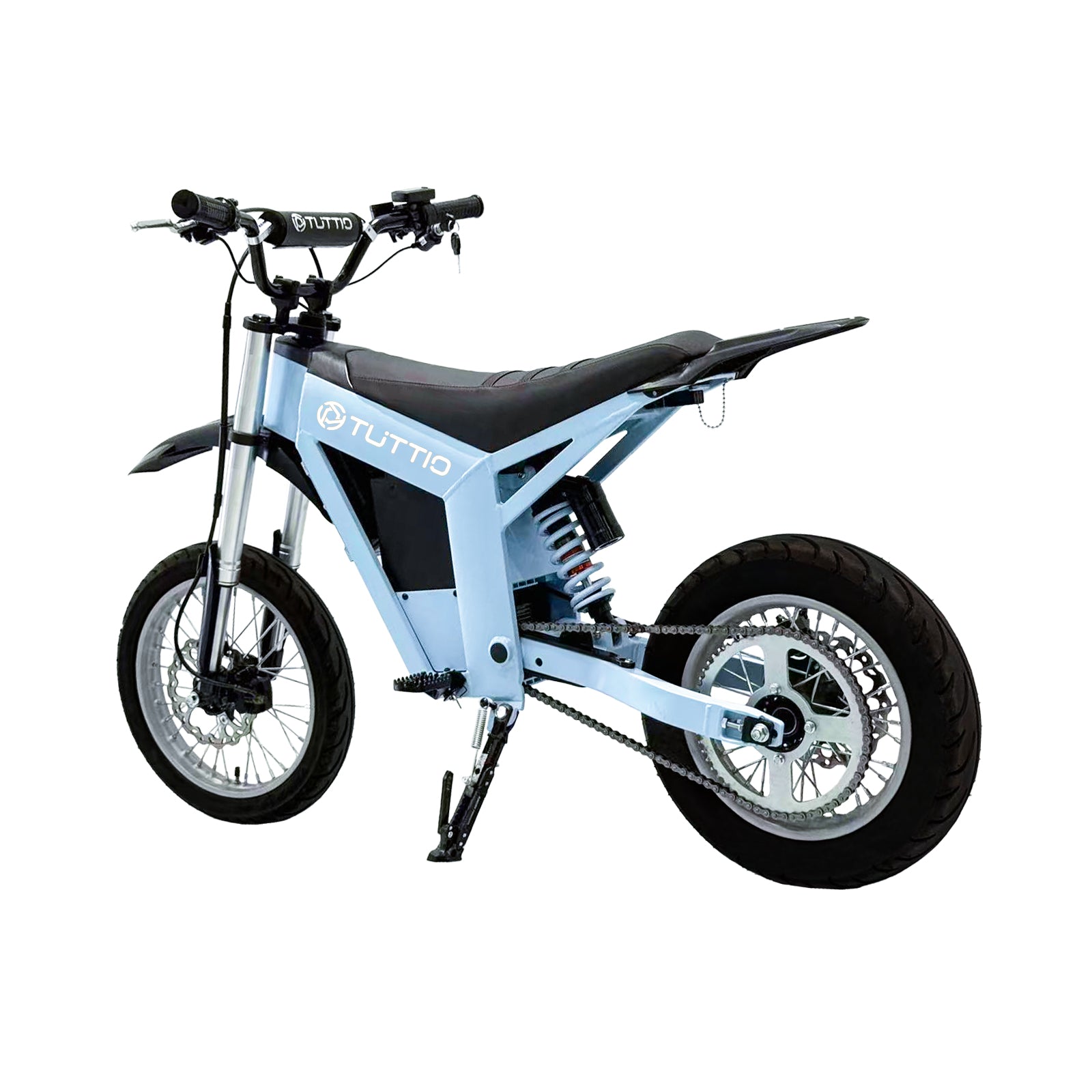 Tuttio Soleil01 - Blue Electric Mini Bike for Kids & Adults - UL Certification
