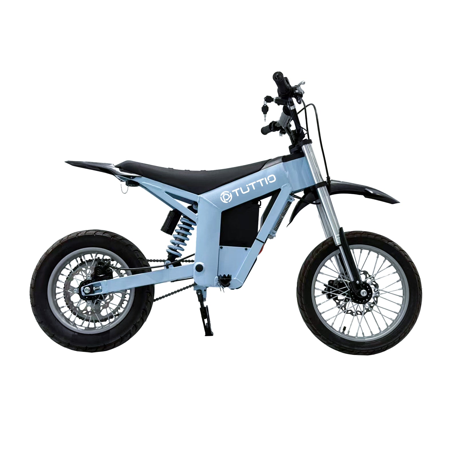 Tuttio Soleil01 - Blue Electric Mini Bike for Kids & Adults - UL Certification