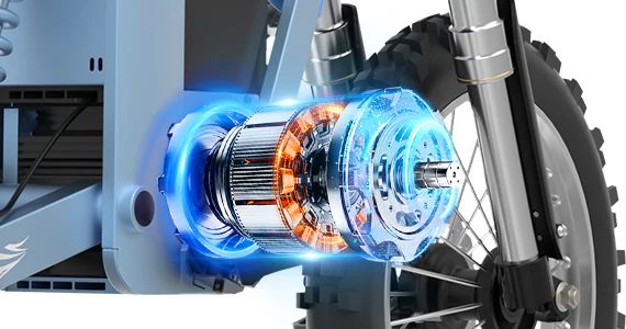 Powerful torque and smooth control, top speed up to 37 mph