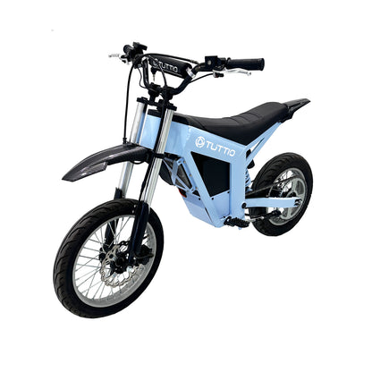 Tuttio Soleil01 - Blue Electric Mini Bike for Kids & Adults - UL Certification