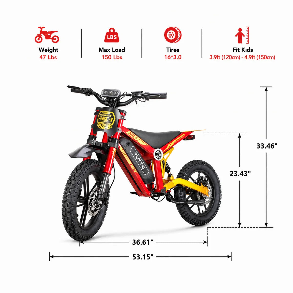 Tuttio ARC-I Kids Electric Bike