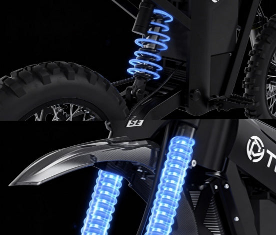 Front hydraulic, rear air