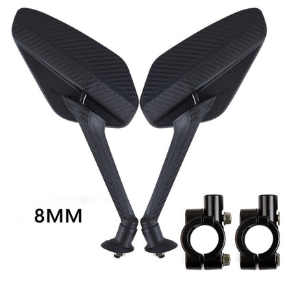 Tuttio Bike Mirror Adjustable Safety Bicycle Rear View Mirrors (Pair)